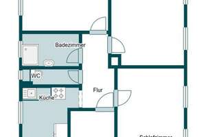 Gut geschnittene 3-Zimmer Hochparterre-Wohnung in ruhiger Lage von Feuerbach – Die vollständige Adresse der Immobilie erhältst du vom Anbieter., 70469 Feuerbach-Mitte, Stuttgart – Vorschaubild 9