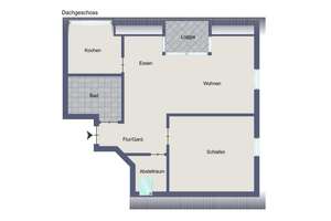 Attraktive, freie 2 ½-Zimmer-DG-Wohnung mit Stellplatz – Die vollständige Adresse der Immobilie erhältst du vom Anbieter., 70563 Vaihingen-Mitte, Stuttgart – Vorschaubild 10