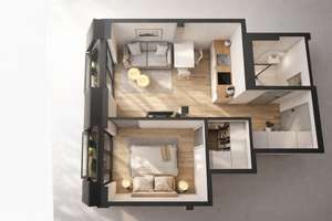 SCHÖNEBERG / KREUZBERG: BESTE LAGE: ERSTBEZUG im LUXUS Neubau: 2-Zimmer-DACHGESCHOSS + Balkon – Die vollständige Adresse der Immobilie erhältst du vom Anbieter., 10827 Schöneberg, Berlin – Vorschaubild 6