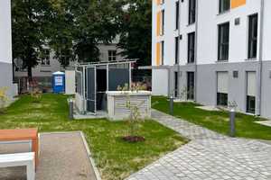 Stilvolle, Möblierte 1-Zimmer-Terrassenwohnung mit Internet und EBK - Für Studenten / Azubis  – Höchstetterstraße 20, 86154 Augsburg – Vorschaubild 3