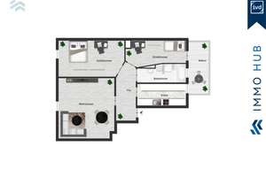 ++ Denkmalgeschützte 3-Raum-Wohnung mit Balkon und Tageslichtbad im schönen Gohlis ++ – Die vollständige Adresse der Immobilie erhältst du vom Anbieter., 4157 Gohlis-Mitte, Leipzig – Vorschaubild 13