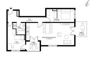 Erstbezug: Moderne 3-Zimmer-Wohnung mit Balkon & Loggia im nachhaltigen Wohnprojekt – Die vollständige Adresse der Immobilie erhältst du vom Anbieter., 81829 Trudering-Riem (Ortsteil), München – Vorschaubild 10