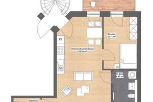 WOHNEN IN EUTRITZSCH NEU DEFINIERT // Edle Neubau-Wohnung ab Herbst 2026 – 4129 Eutritzsch, Leipzig – Vorschaubild 8