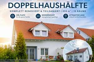 Top Doppelhaushälfte komplett saniert mit 233 m² Gesamtfäche & 15 Räumen – Die vollständige Adresse der Immobilie erhältst du vom Anbieter., 72488 Sigmaringen – Vorschaubild 1