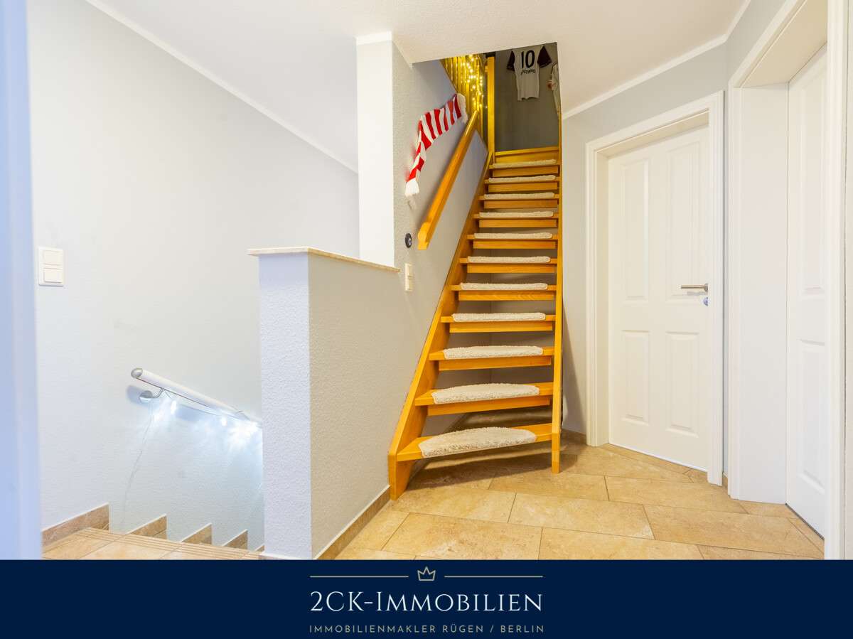 Immobilie in Baabe - Ostseebad Baabe: Moderne DHH, 5 Zimmer, 125 m², Seeblick, Kamin, 2 Bäder & Stellplätze! - Bild 16
