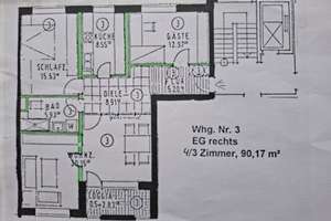Renovierungsbedürftige 4 Zimmerwohnung in Limmer für 4 Personen – Zimmermannstraße 5, 30453 Limmer, Hannover – Vorschaubild 2