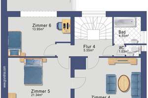 Attratives Landhaus am Rüdesheimer Platz - Denkmalgeschützte DHH – Die vollständige Adresse der Immobilie erhältst du vom Anbieter., 14197 Wilmersdorf, Berlin – Vorschaubild 17