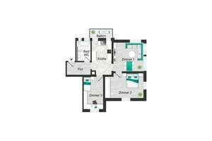 Kapitalanlage: 3 Wohnungen und ein Gewerbe als Paket in gepflegtem 6-Familienhaus – 70435 Zuffenhausen-Hohenstein, Stuttgart – Vorschaubild 14