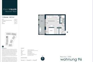 1,5 Zimmer Wohnung mit großem
Balkon & hochwertiger Einbauküche – Leinweberweg 24, 81249 Lochhausen, München – Vorschaubild 21