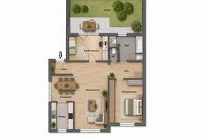 Vermietete ca. 91 qm Erdgeschosswohnung mit Terrasse & Garage – Die vollständige Adresse der Immobilie erhältst du vom Anbieter., 58097 Altenhagen, Hagen – Vorschaubild 19
