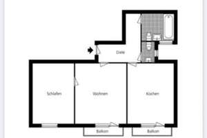 Renovierte zwei Zimmer Wohnung im Herzen von Golzheim – Die vollständige Adresse der Immobilie erhältst du vom Anbieter., 40474 Golzheim, Düsseldorf – Vorschaubild 11