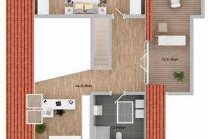 MAISONETTE-WOHNUNG MIT DACHTERRASSE, KAMIN UND OUTDOOR LIVING IN LUDWIGSHAFEN-RHEINGÖNHEIM – 67067 Rheingönheim, Ludwigshafen am Rhein – Vorschaubild 14