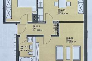 Zuhause fühlen: Frisch renovierte 2-Raumwohnung mit Balkon und großer Wohnküche! – Salzburger Str. 39, 1279 Laubegast, Dresden – Vorschaubild 2