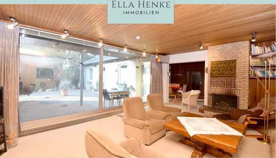 Bild von Architektur-Highlight: Eleganter Bungalow aus den 70ern zum Modernisieren auf 1.170m² Grundstück...