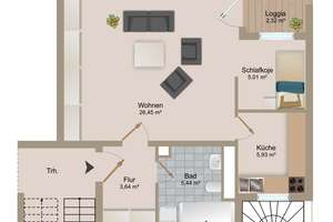 ** Design trifft Altstadtnähe – exklusive 2-Zimmer-Wohnung am Kreuztor ** – 85049 Mitte, Ingolstadt – Vorschaubild 13