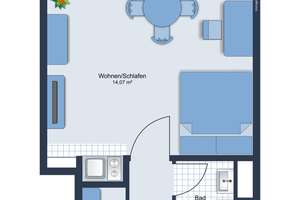 Eigennutzung oder Kapitalanlage - Top-Apartment im Kölner Zentrum – Die vollständige Adresse der Immobilie erhältst du vom Anbieter., 50674 Neustadt/Süd, Köln – Vorschaubild 2