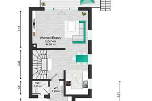 ``RESERVIERT``Exklusives Reihenendhaus KfW 55 mit 121 m² Wohnfläche im toskanischen Stil in Isen – Lengdorferstraße 11b, 84424 Erding (Kreis) – Vorschaubild 32