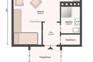 Vermietetes Apartment in Parkstadt Bogenhausen - U4 – Die vollständige Adresse der Immobilie erhältst du vom Anbieter., 81677 Parkstadt, München – Vorschaubild 7