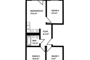 Helle 3.5 Zimmer am Flakensee, neu-saniert, offene Wohnküche, sonnige Loggia – Heideweg 3, 15537 Erkner – Vorschaubild 31