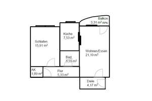 2-Zimmer-Wohnung in Ludwigshafen zu vermieten – 67063 Nord-Hemshof, Ludwigshafen am Rhein – Vorschaubild 7