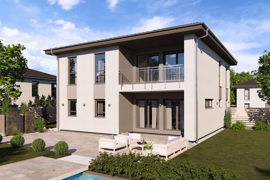 Immobilie in Schöngeising - Wohnen, wo die Natur berührt - Elegante Villa mit traumhaftem Amperblick - Bild 1