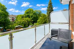 Möbliertes 1-Zimmer-Apartment mit Balkon in bevorzugter Wohnlage von Düsseldorf-Rath – Die vollständige Adresse der Immobilie erhältst du vom Anbieter., 40472 Rath, Düsseldorf – Vorschaubild 7