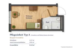 Attraktives Pflegeapartment im beliebten Candis-Quartier zum Kauf – Die vollständige Adresse der Immobilie erhältst du vom Anbieter., 93055 Ostenviertel, Regensburg – Vorschaubild 6