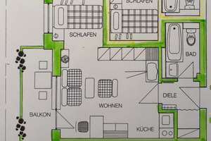 Charmante 1-Zimmer Wohnung mit Balkon im 2. OG in Untergiesing – Die vollständige Adresse der Immobilie erhältst du vom Anbieter., 81543 Untergiesing, München – Vorschaubild 1