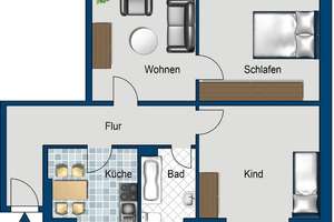 Frisch sanierte 3 Zimmerwohnung in Derendorf ab dem 30.04. – Weißenburgstraße 75, 40476 Derendorf, Düsseldorf – Vorschaubild 14