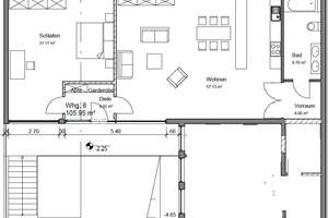 2-Zimmer Wohnung mit Balkon zu vermieten! – Scharnhorststraße 4, 53173 Godesberg-Villenviertel, Bonn – Vorschaubild 2