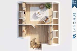 ++ Wohnen auf zwei Ebenen – Maisonette nahe dem Karl-Heine-Kanal ++ – 4177 Lindenau, Leipzig – Vorschaubild 7