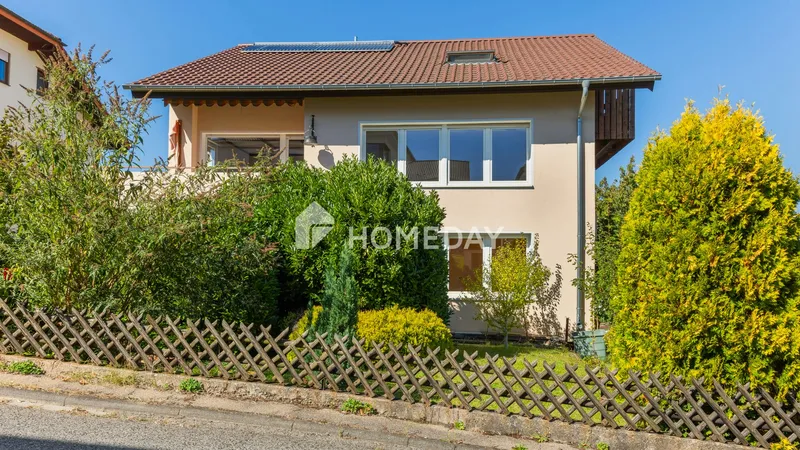 4-unit MFH – Pforzheim-Büchenbronn – garden, balconies, solar+pellet heating
