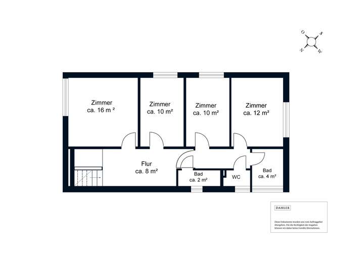 Grundriss Obergeschoss