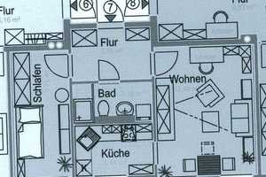 Laminat / im 2. OG / Bad mit Dusche – Ebersdorfer Straße 35, 9131 Chemnitz – Vorschaubild 15