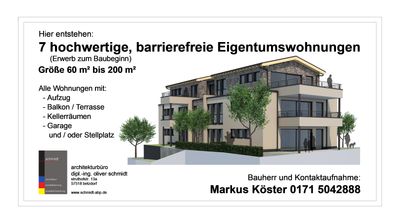 Hochwertige, barrierefreie Eigentumswohnungen mit Balkon und Garage im Zentrum von Daaden