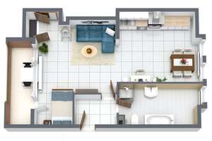 Tolle 1,5 Zimmer Wohnung mit sonniger Loggia,guter Raumaufteilung und eigenem Stellplatz – Die vollständige Adresse der Immobilie erhältst du vom Anbieter., 44339 Eving (Ortsteil), Dortmund – Vorschaubild 15