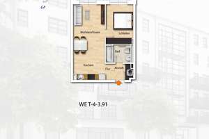 MAIER - Neues Sendling: Moderne 2 Zi Whg mit EBK, Aufzug,TG,U-Bahnlage! – Tölzer Str. 2e, 81379 Thalkirchen, München – Vorschaubild 11