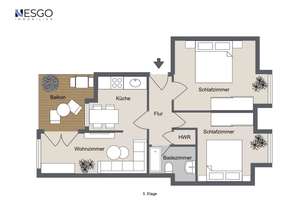 Über den Dächern von Weißensee – Dachgeschosswohnung mit Balkon und Terrasse – Die vollständige Adresse der Immobilie erhältst du vom Anbieter., 13088 Weißensee, Berlin – Vorschaubild 19