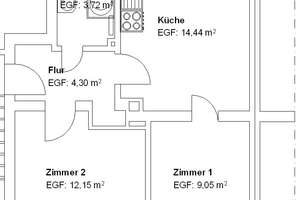 Gemütliche 2 Zimmerwohnung in ruhiger Lage! – Alt Philippinenhof 20, 34127 Philippinenhof, Kassel – Vorschaubild 2