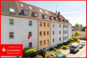 Renoviert & zentral gelegen: 2-Zimmer-Wohnung mit Balkon in Bahnhofsnähe – Die vollständige Adresse der Immobilie erhältst du vom Anbieter., 23556 Sankt Lorenz Nord, Lübeck – Vorschaubild 1