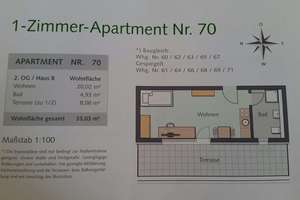 Schöne, neuwertige 1-Zimmer Wohnung mit S/W Dachterrasse und EBK in Ingolstadt – Goethestraße 23, 85055 Nordost, Ingolstadt – Vorschaubild 8