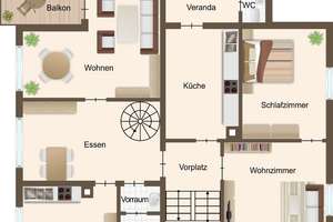 "Handwerker aufgepasst - Stark renovierungsbedürftiges 2-FH in ruhiger Lage von Bempflingen" – Die vollständige Adresse der Immobilie erhältst du vom Anbieter., 72658 Bempflingen – Vorschaubild 6