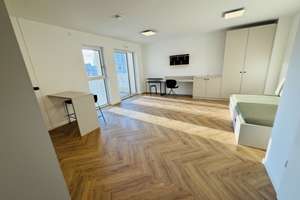 Modernes großes voll möbliertes Süd-Balkon Apartment mit Abstellkammer und Waschmaschinenanschluss!!