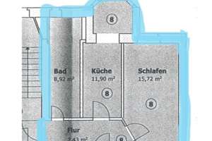 Vermietete 2-Raum-Wohnung mit 7,71 % IST-Rendite – Ideal für Kapitalanleger! – Die vollständige Adresse der Immobilie erhältst du vom Anbieter., 9130 Sonnenberg, Chemnitz – Vorschaubild 11