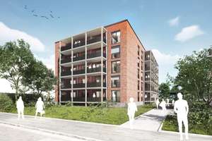 3 Zimmer Wohnung mit Balkon am alten Flugplatz