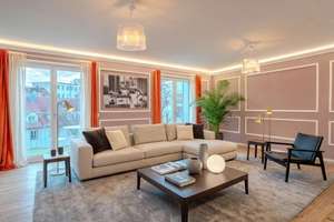 Luxuriöse 4-Zimmer Wohnung mit TG-Stellplatz und Aufzug direkt in die Wohnung im Zentrum vom München