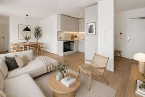 Exklusive 2-Zimmer-Neubauwohnung mit hochwertiger Einbauküche & Balkon im Herzen des Prenzlauer Berg – Malmöer Straße 28, 10439 Prenzlauer Berg, Berlin – Vorschaubild 1
