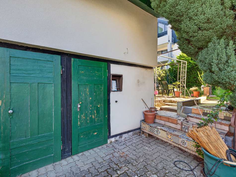 Ansicht Schuppen hinten