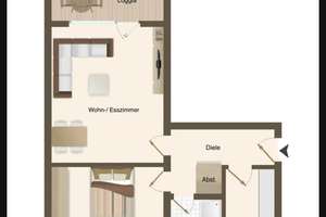 2 Zimmer Wohnung in Düsseldorf-Hellerhof 62qm – Carlo-Schmid-Straße 11, 40595 Hellerhof, Düsseldorf – Vorschaubild 5