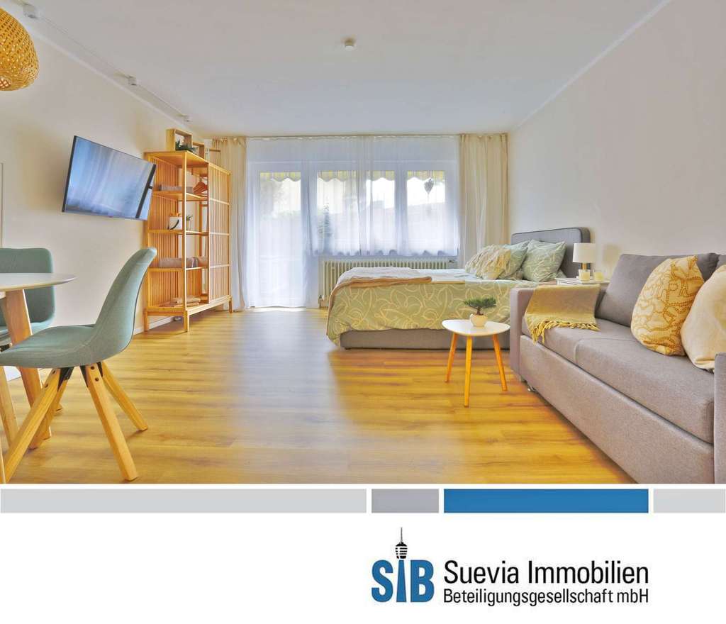 Immobilie in Filderstadt - 1-Zimmer-Wohnung nahe Flughafen mit Terrasse & Stellplatz - Bild 0